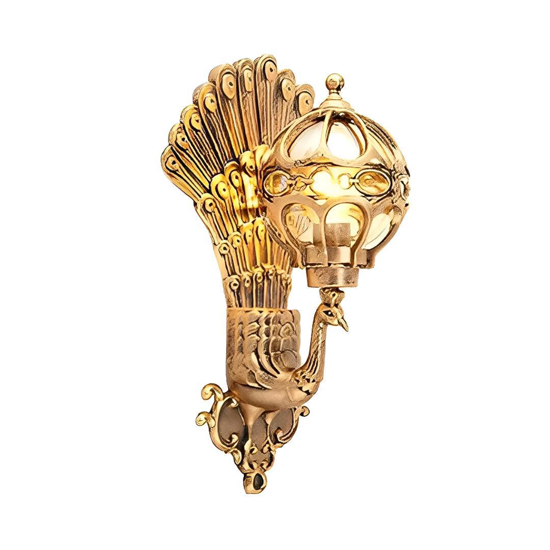 Retro Decorative Peacock Outdoor Wall Light for House