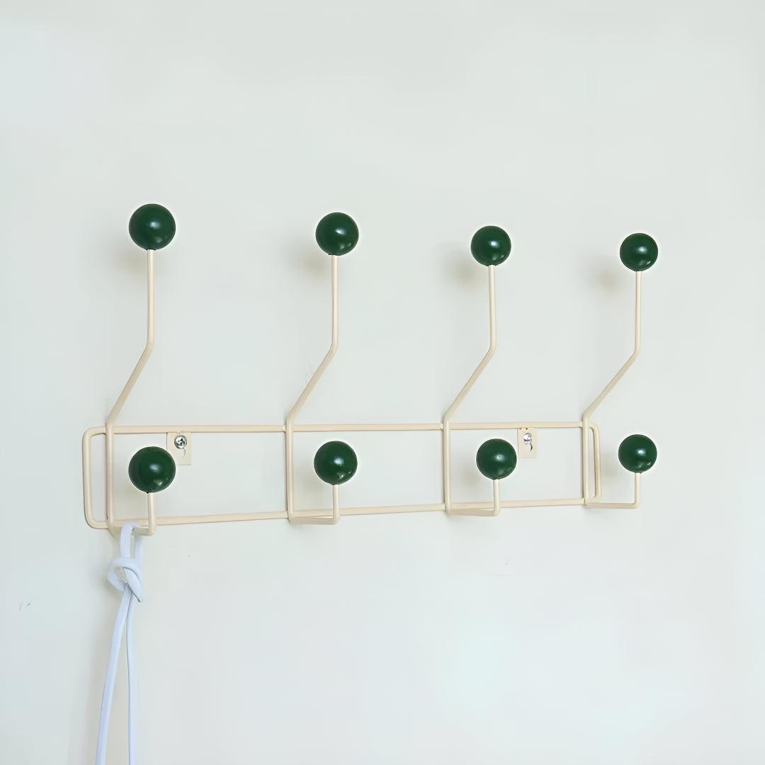 Vintage Wall Mounted Coat Rack for Clothes and Hats