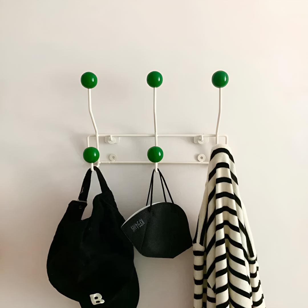 Vintage Wall Mounted Coat Rack for Clothes and Hats