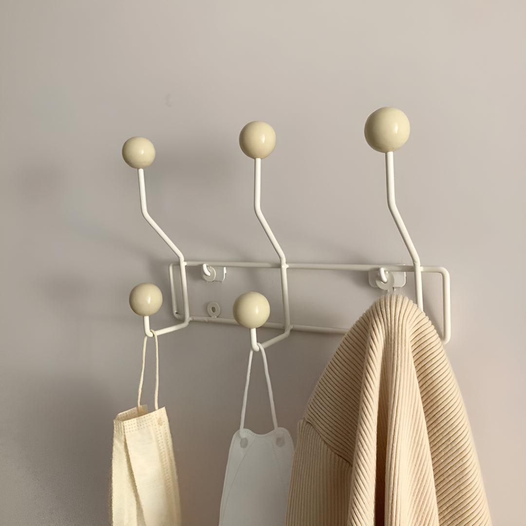 Vintage Wall Mounted Coat Rack for Clothes and Hats