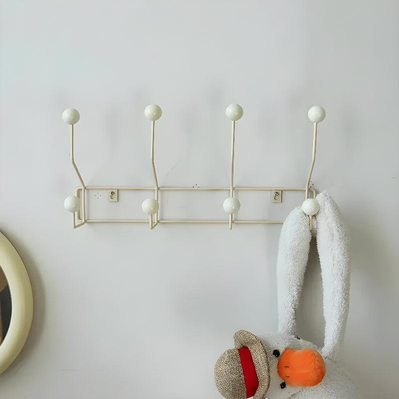 Vintage Wall Mounted Coat Rack for Clothes and Hats