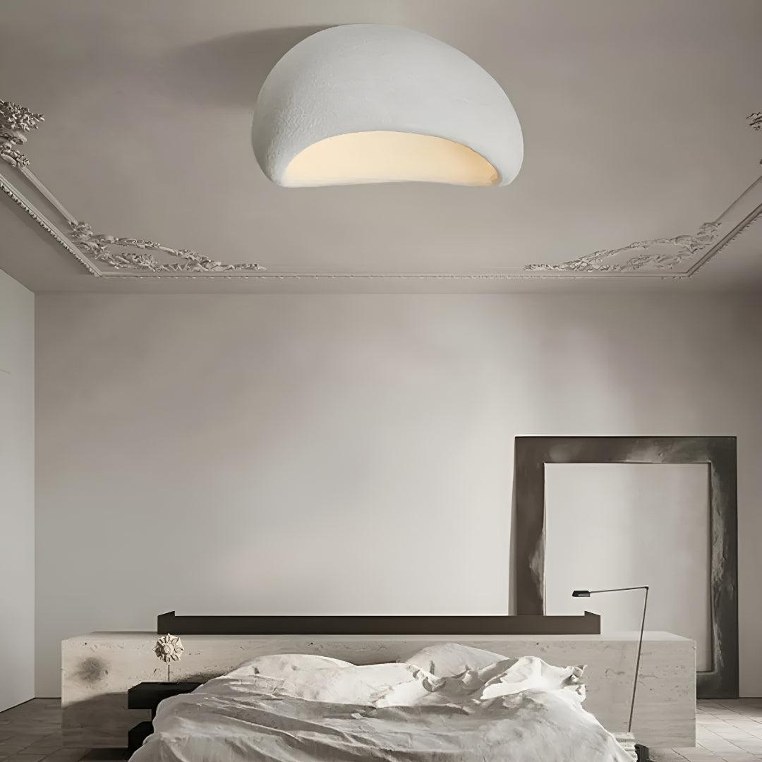 Wabi Sabi Flush Mount Ceiling Light for Modern Minimalist Spaces
