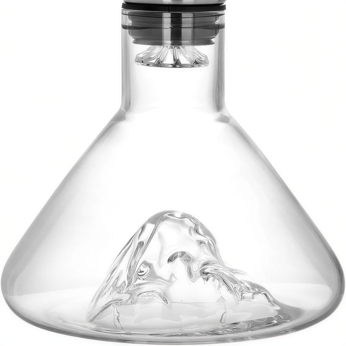 Wine Decanter Carafe with Iceberg Design