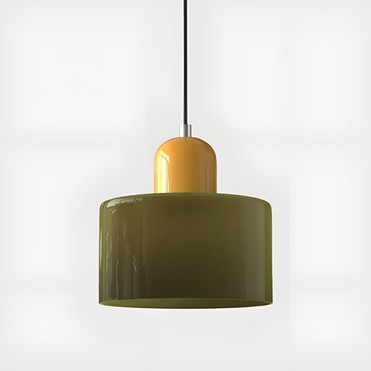 Bauhaus Style Glass Pendant Light Fixture for Dining Room