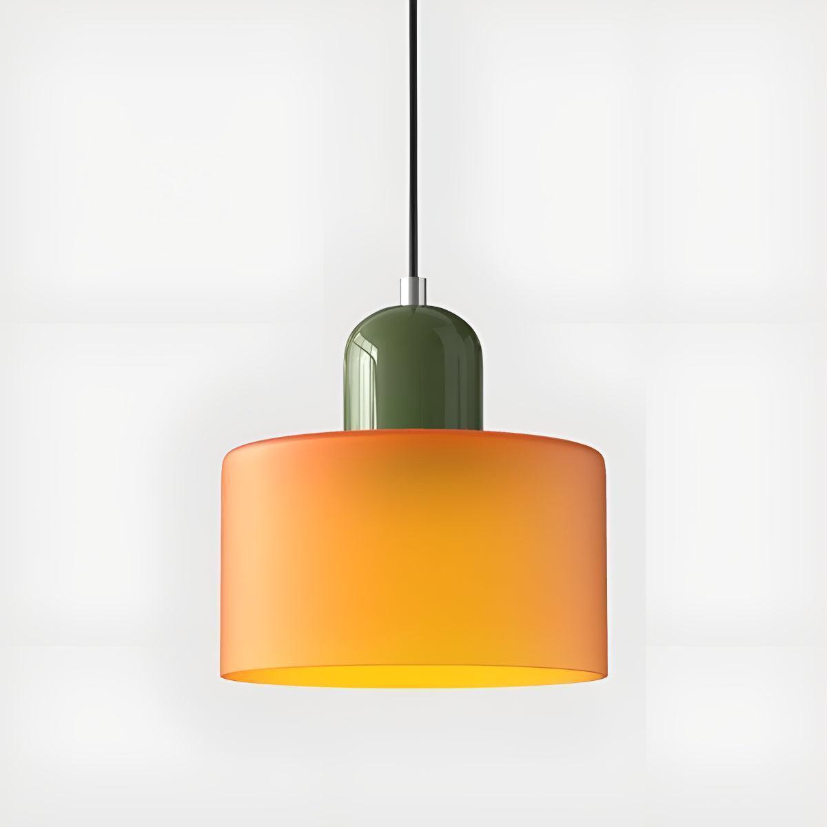 Bauhaus Style Glass Pendant Light Fixture for Dining Room