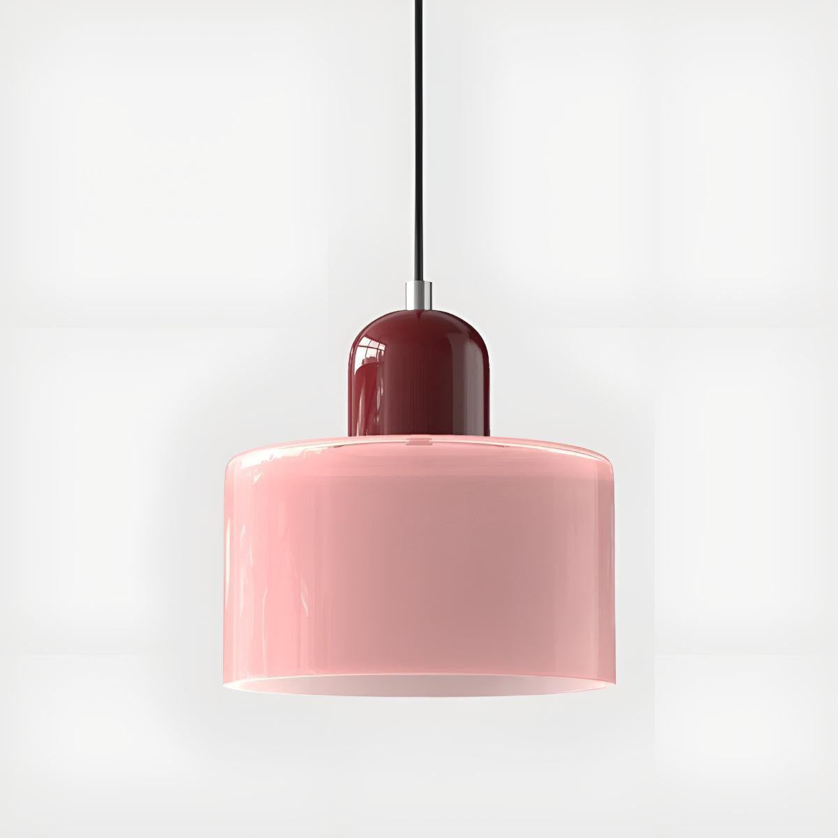 Bauhaus Style Glass Pendant Light Fixture for Dining Room