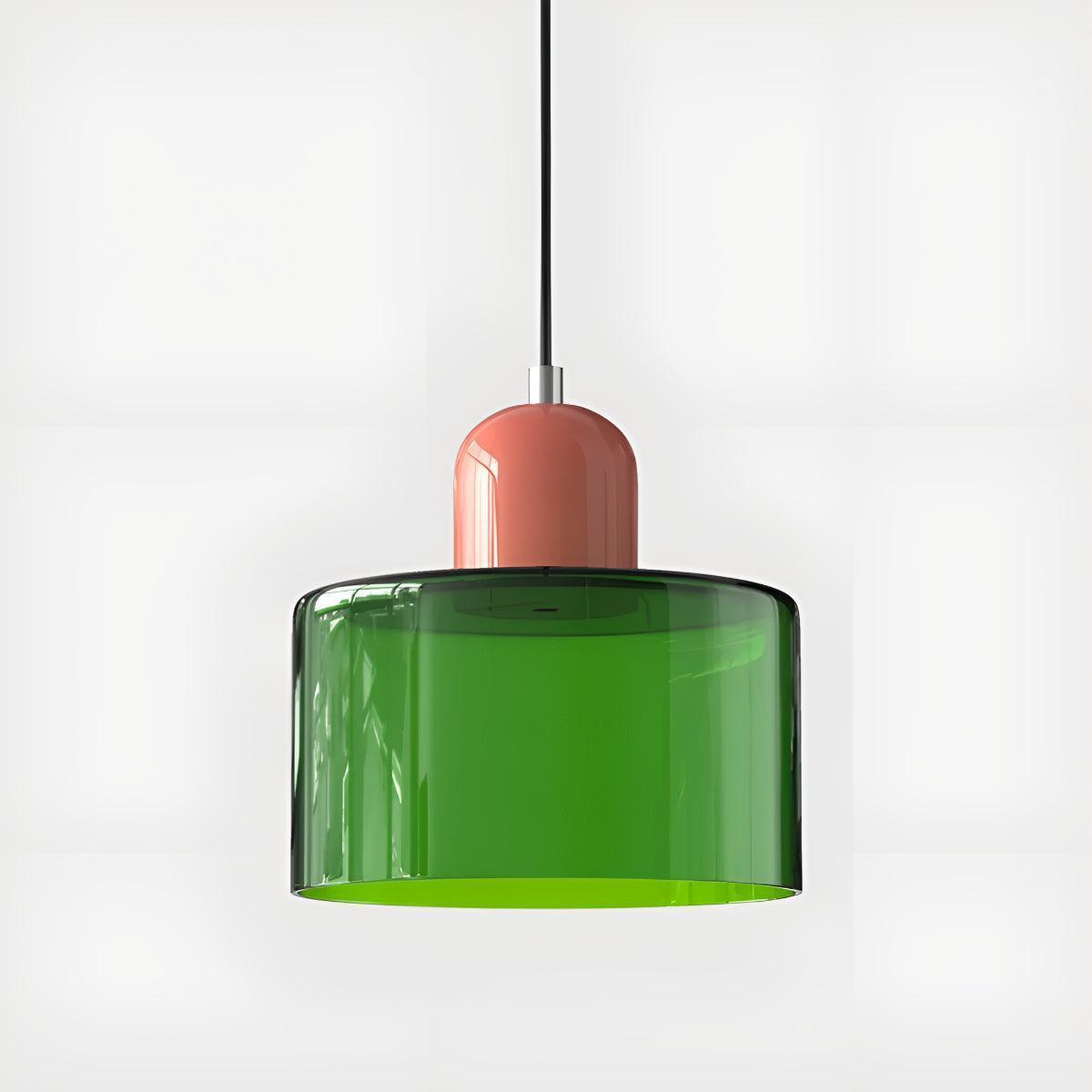 Bauhaus Style Glass Pendant Light Fixture for Dining Room