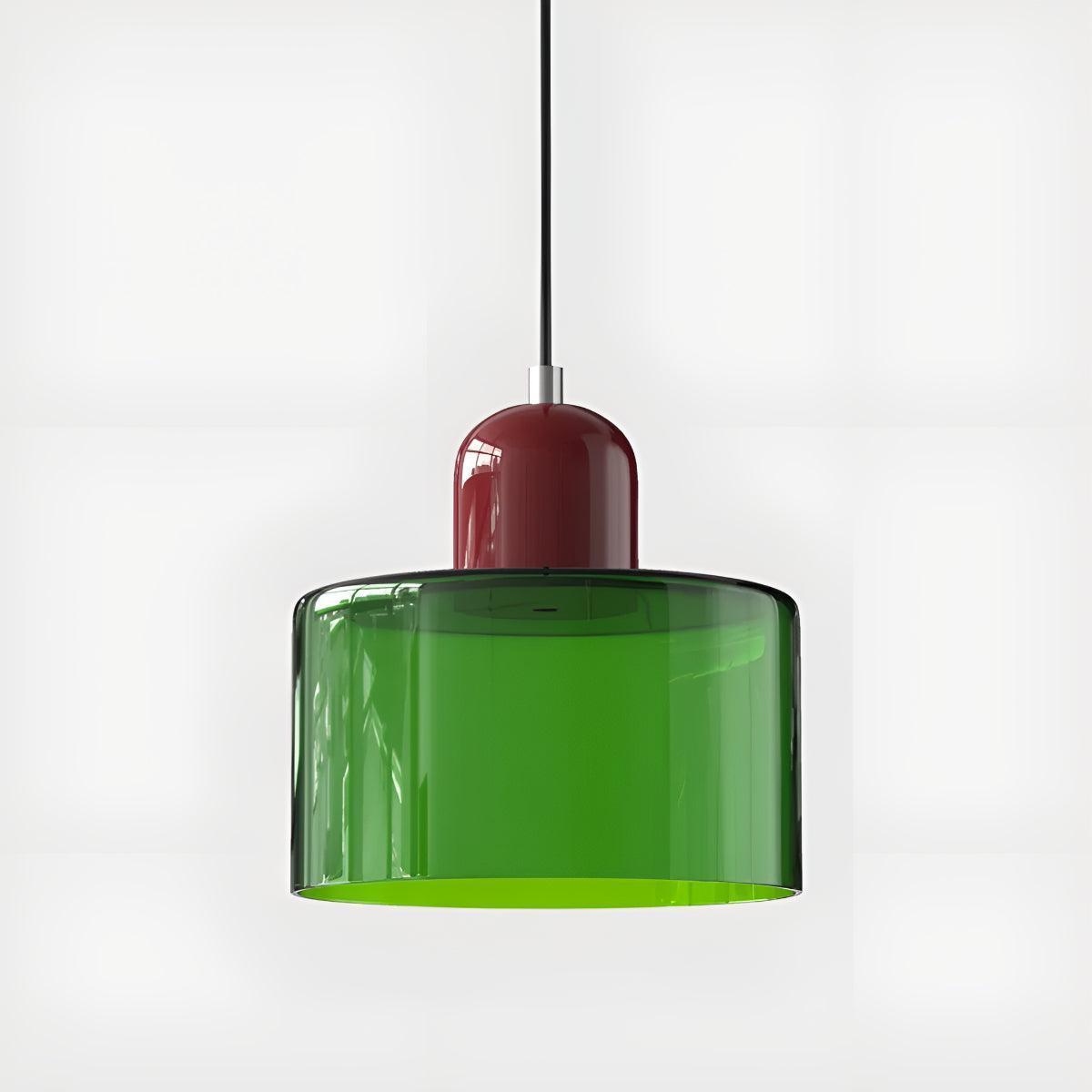 Bauhaus Style Glass Pendant Light Fixture for Dining Room