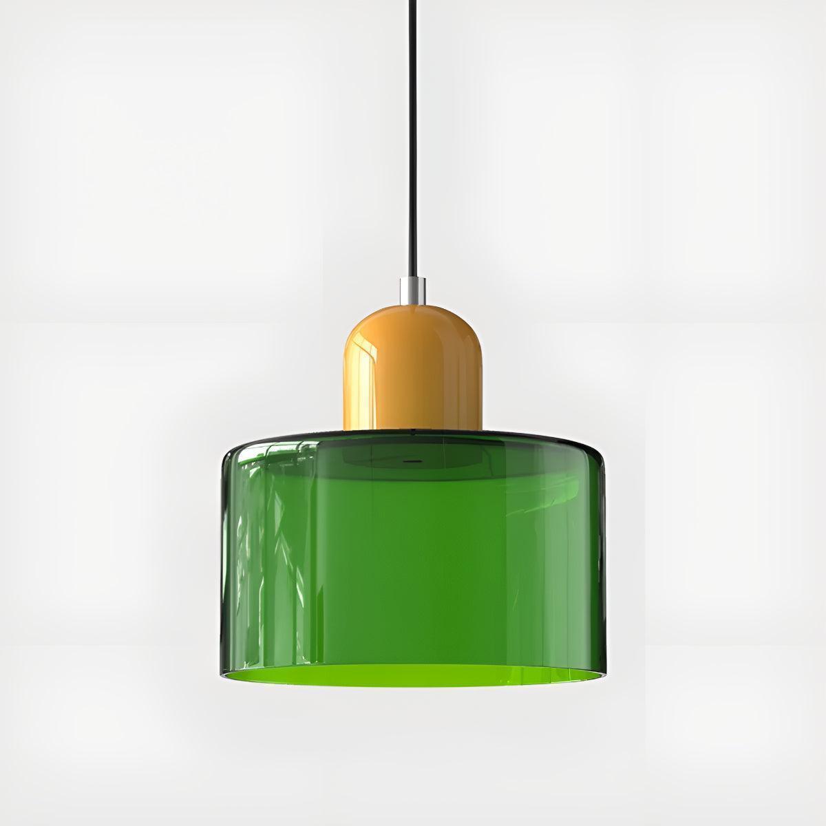 Bauhaus Style Glass Pendant Light Fixture for Dining Room