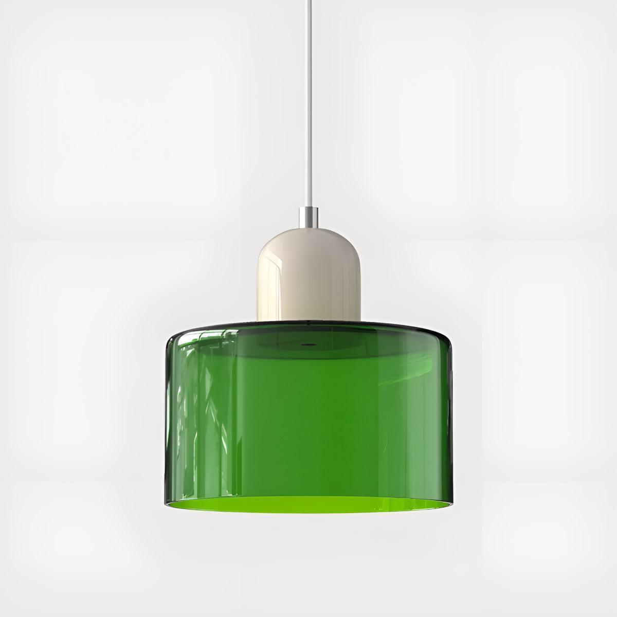 Bauhaus Style Glass Pendant Light Fixture for Dining Room