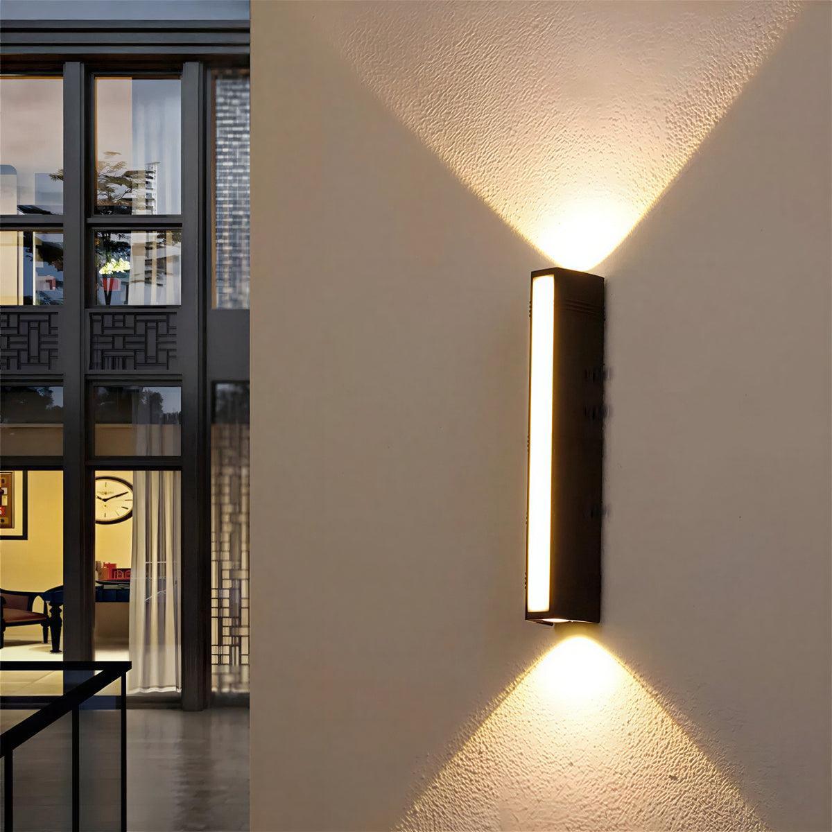 Bright Outdoor Long Tube Wall Light for Porch and Patio