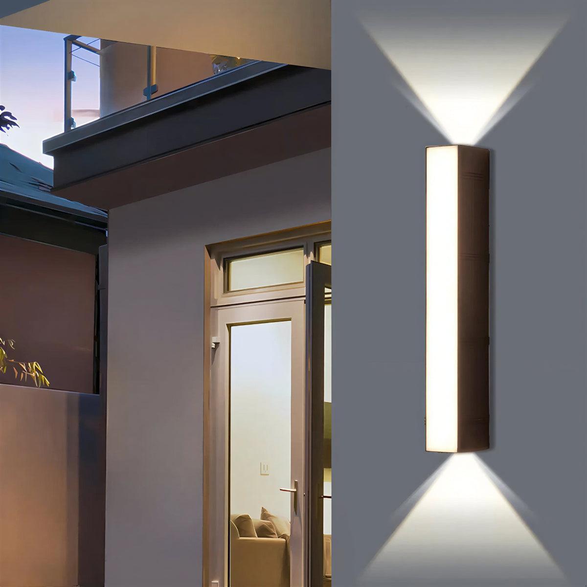 Bright Outdoor Long Tube Wall Light for Porch and Patio