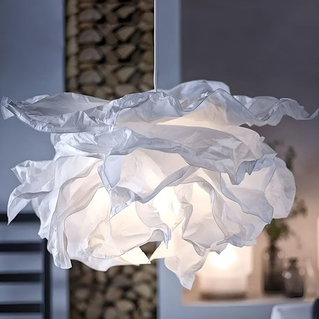 Cloud Paper Pendant Light with Ambient Glow for Modern Rooms