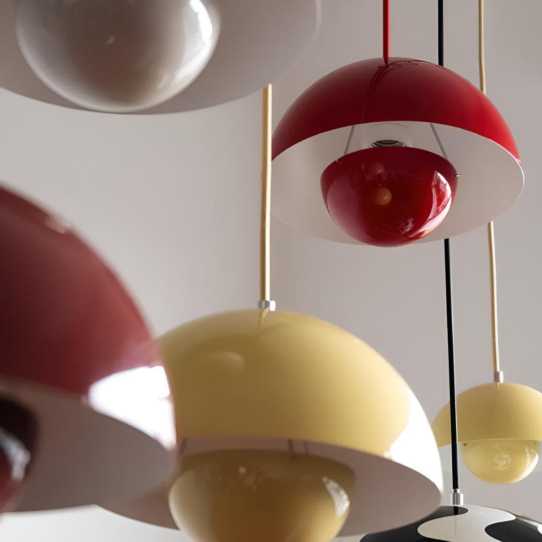 Flowerpot Style Pendant Lighting for Dining Area