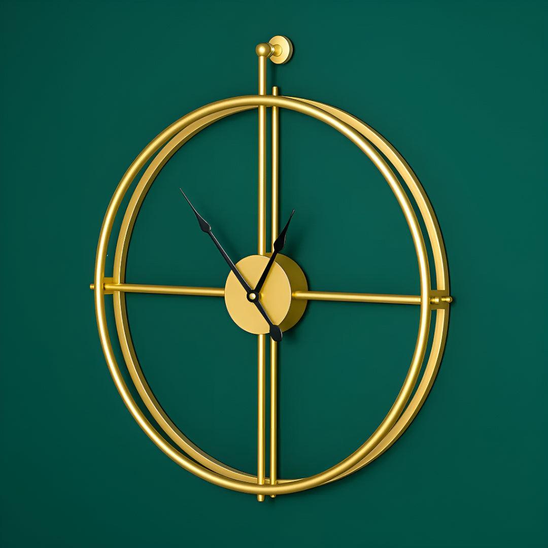 Large Silent Wall Clock with Modern Minimalist Design