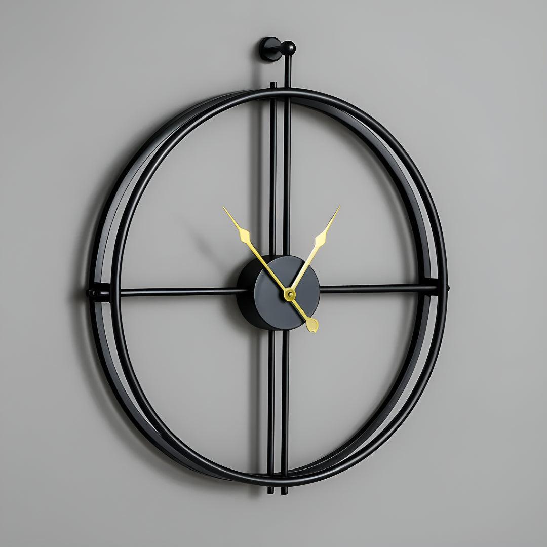 Large Silent Wall Clock with Modern Minimalist Design