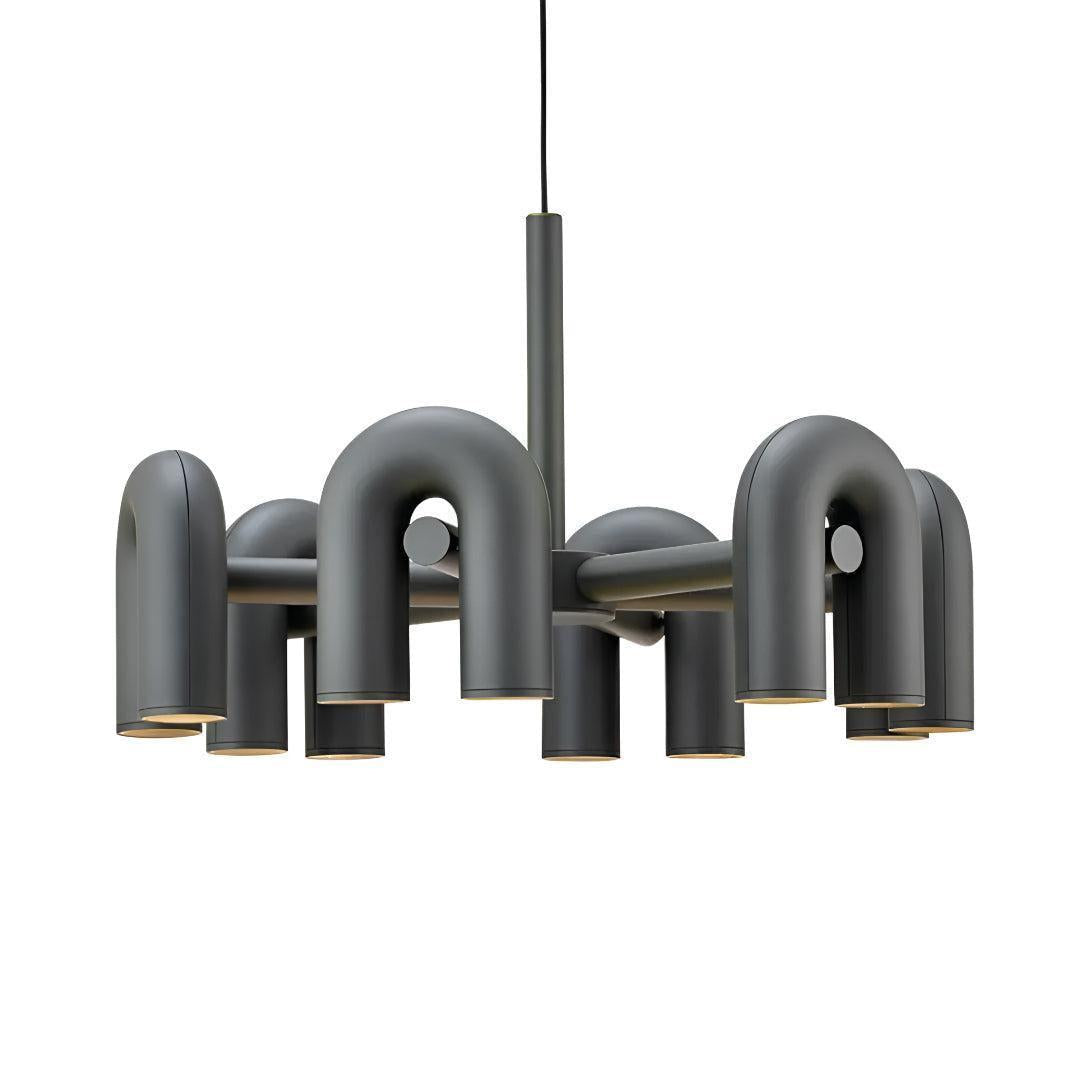 Modern Chandelier With Adjustable U-Shape Lights
