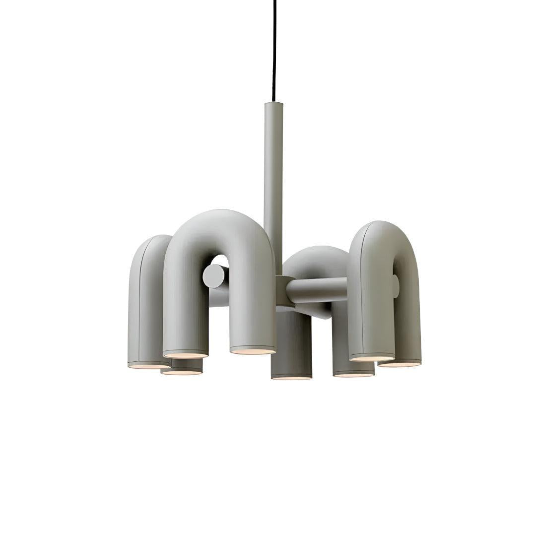 Modern Chandelier With Adjustable U-Shape Lights