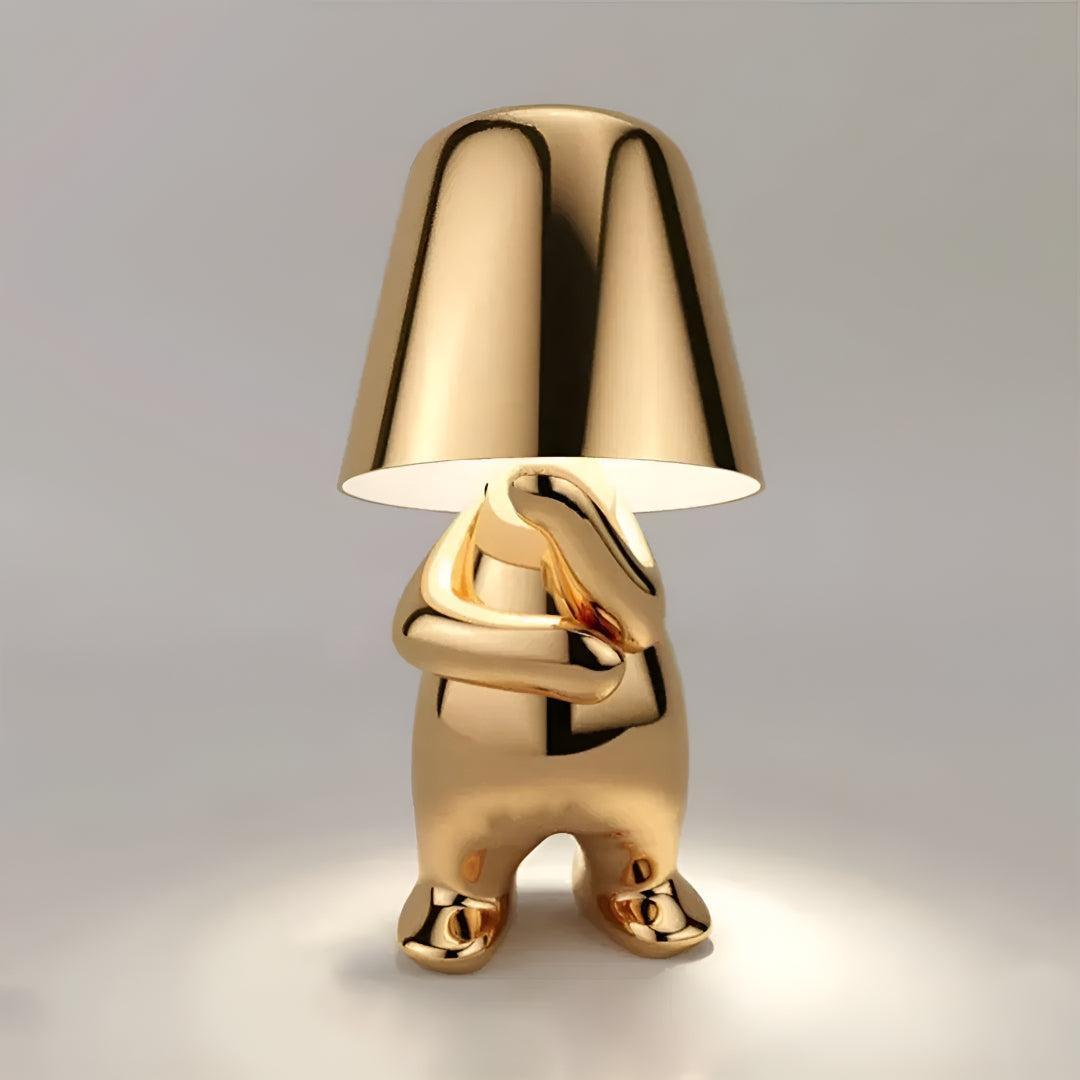 Modern Cordless Person Table Lamp With Dimmable LED Light