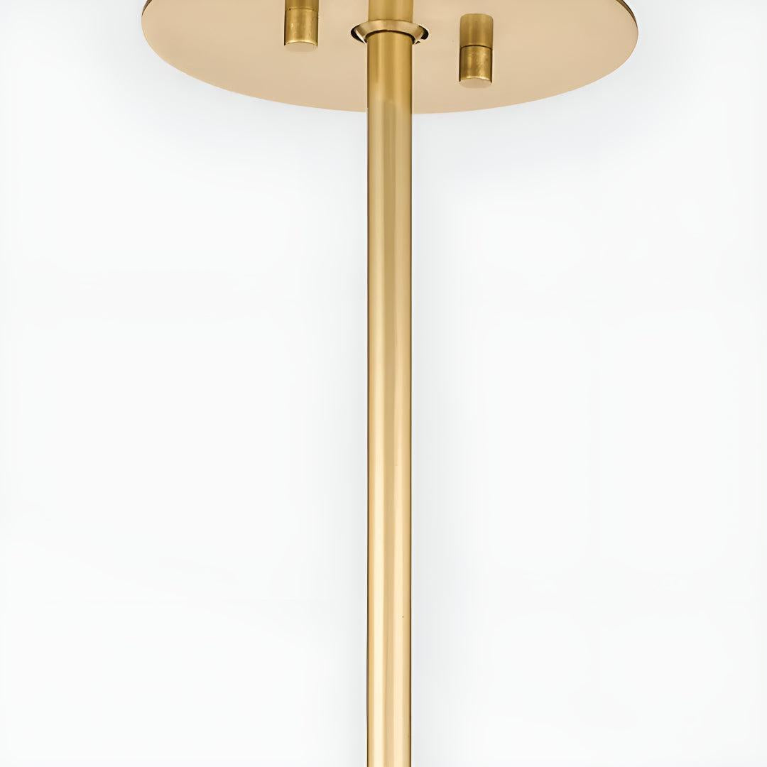 Modern Dining Room Chandelier With 12 Cascading Glass Rods