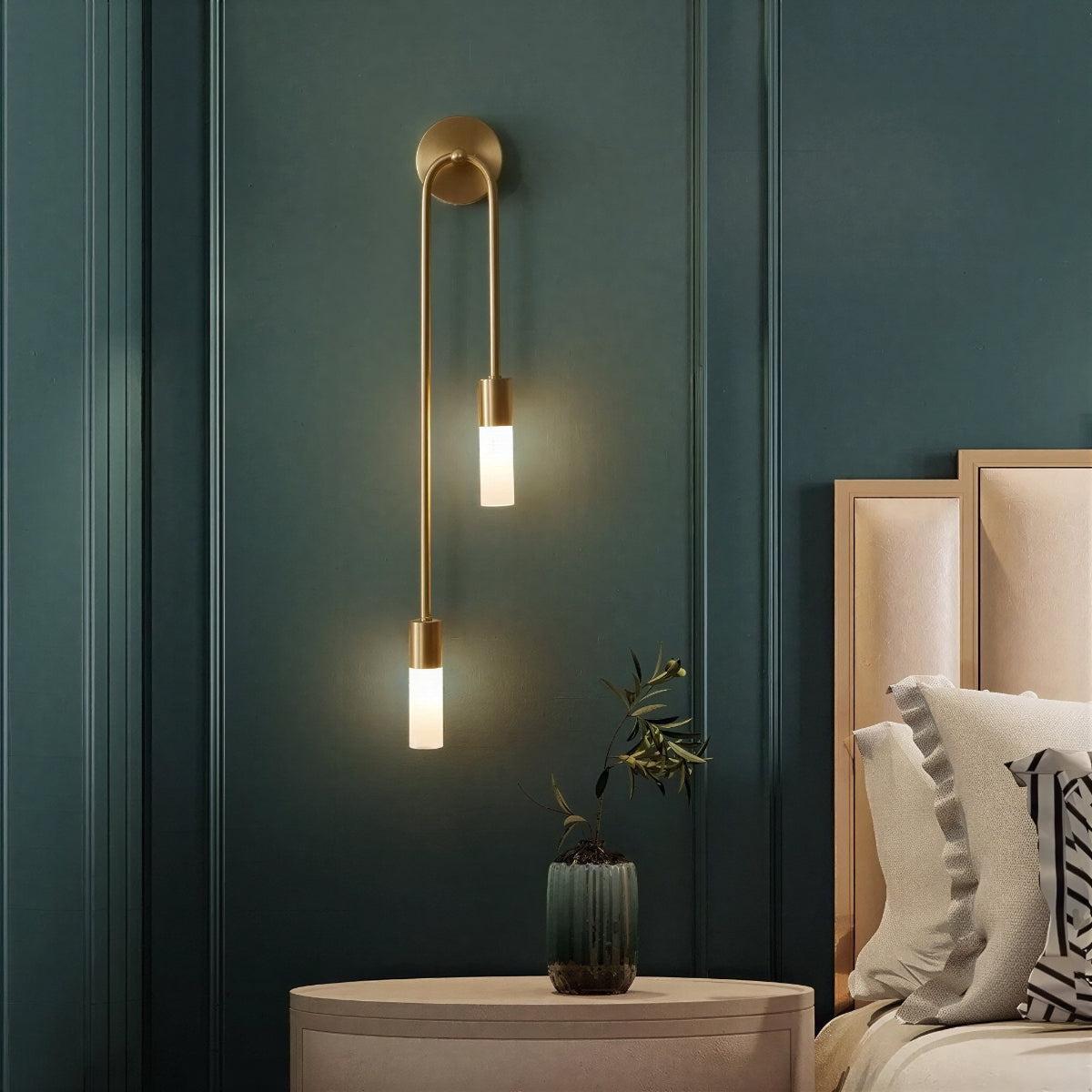 Modern Dual-Glow Bedside Wall Sconce Light