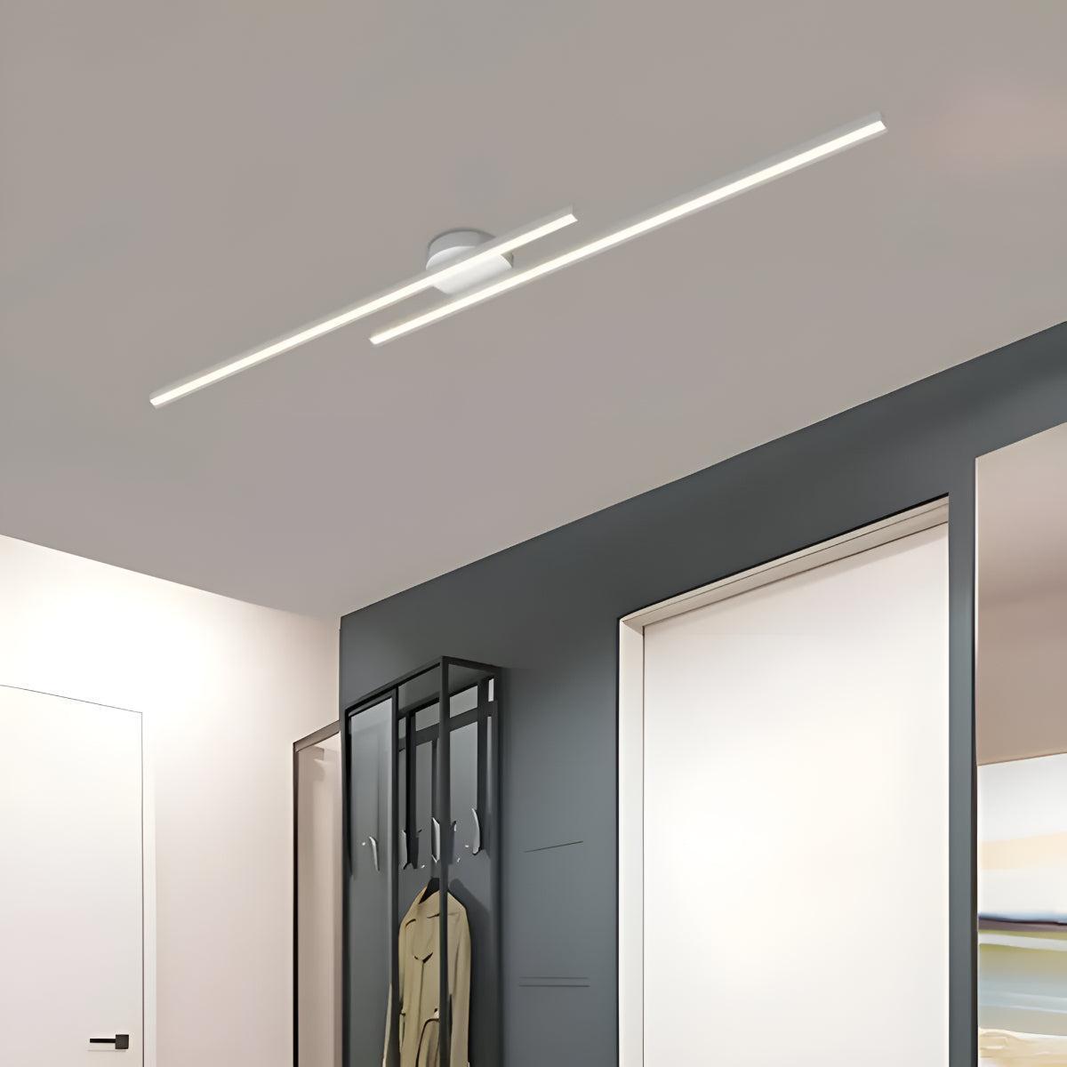 Modern Linear Flush Mount Ceiling Light Bar Fixture