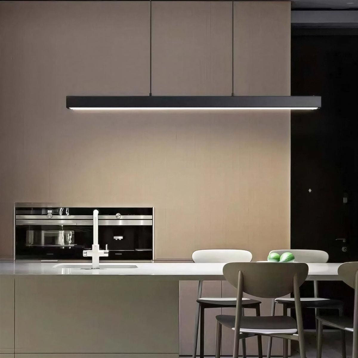 Modern Linear Pendant Lighting for Dining and Kitchen Island