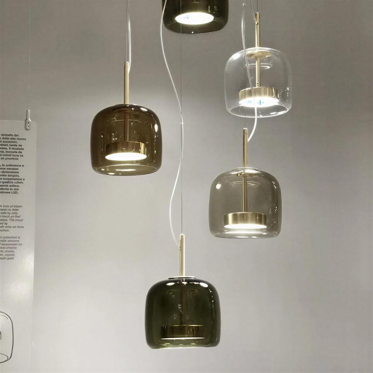 Modern Minimalist Glass Pendant Light