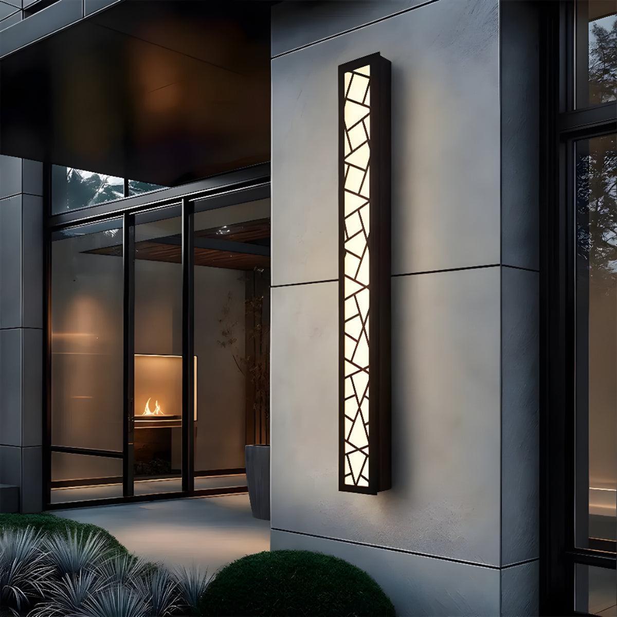 Modern Outdoor Wall Light Bar for Patio and Garden with Lamp