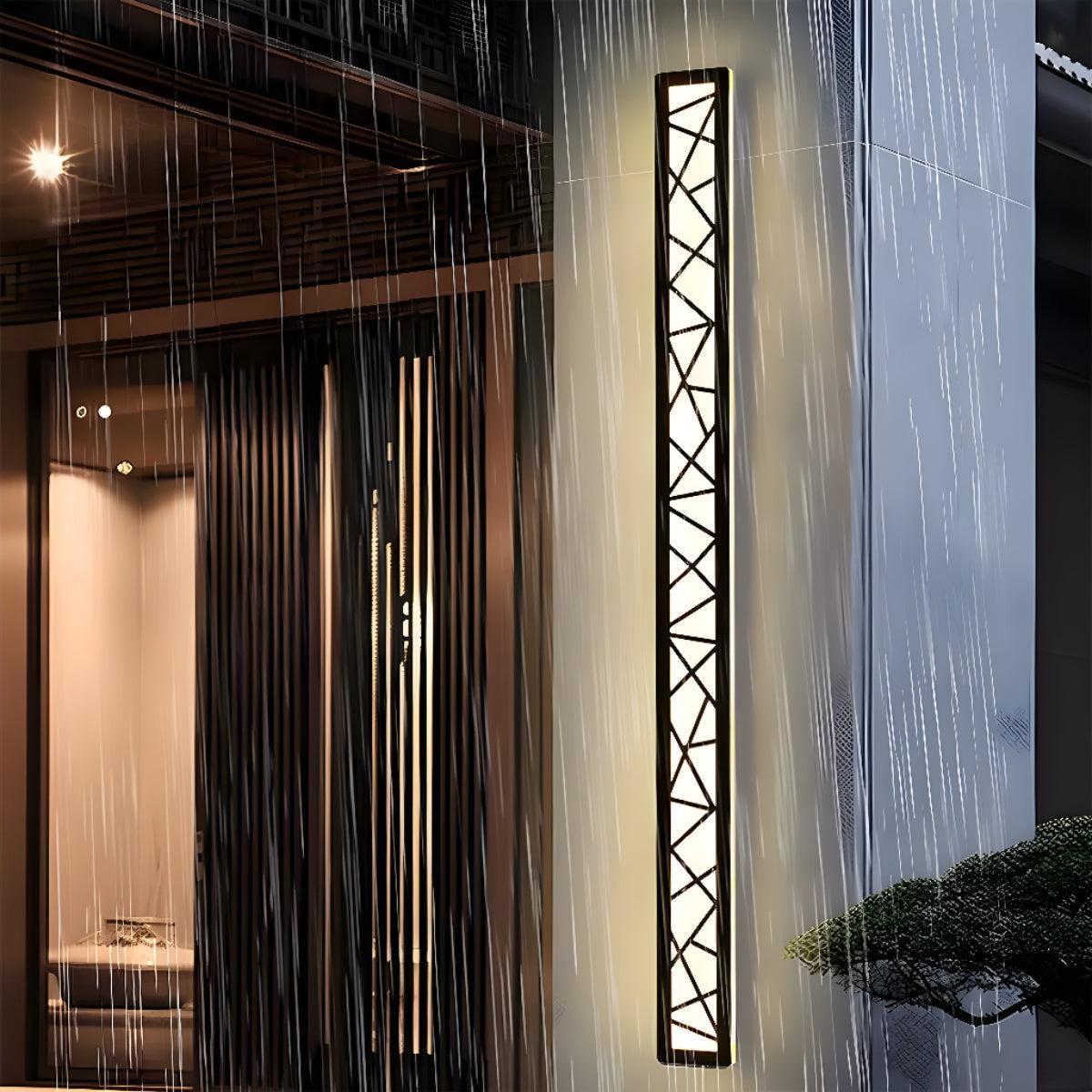 Modern Outdoor Wall Light Bar for Patio and Garden with Lamp