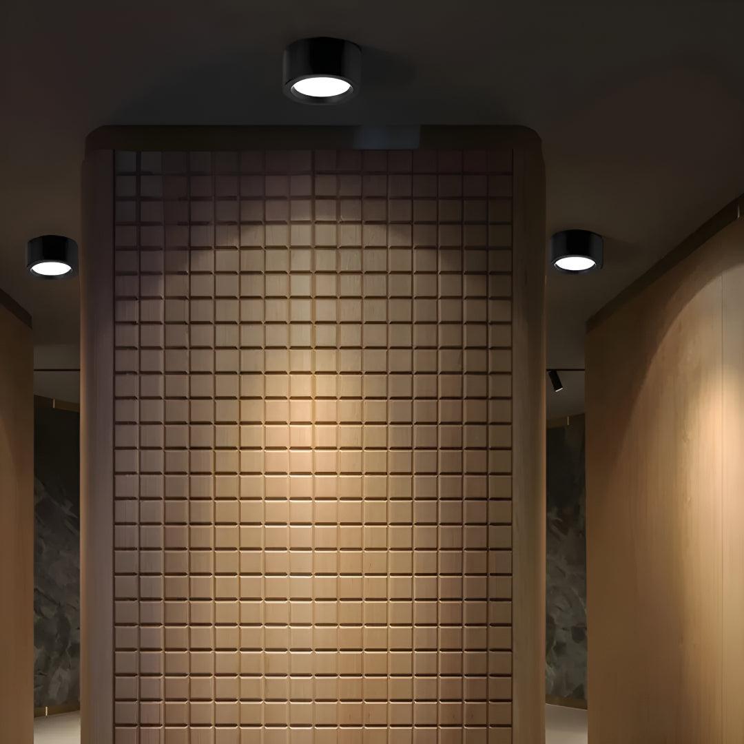 Modern Round Flush Mount Ceiling Light with Minimalist Style