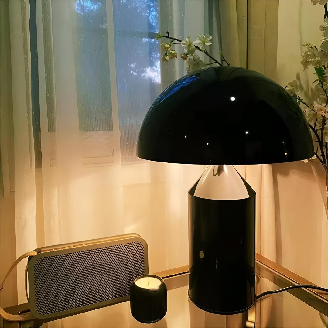 Modern Table Lamp With Dome Shade Design