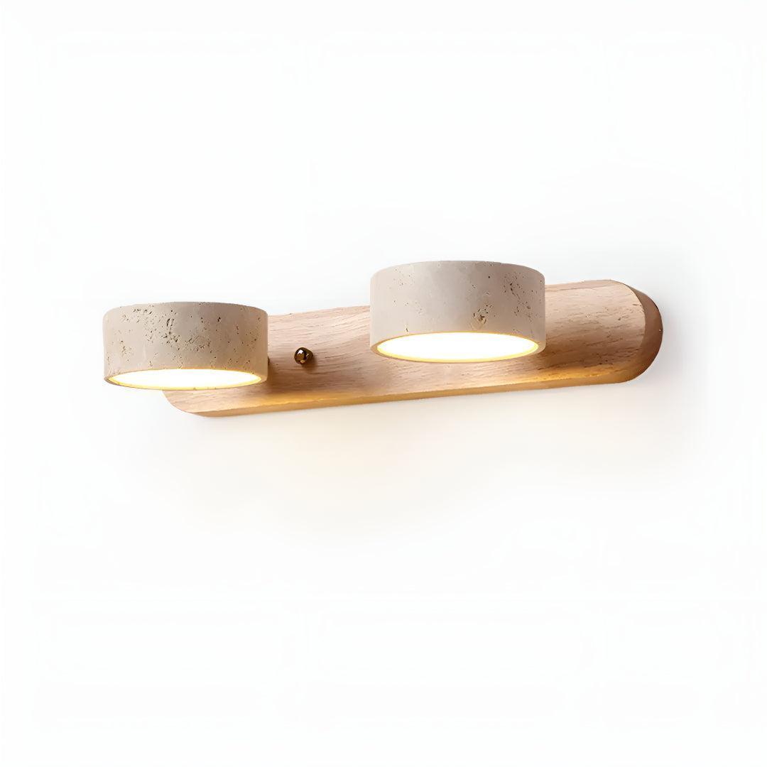 Modern Travertine Wall Sconce Light Fixture