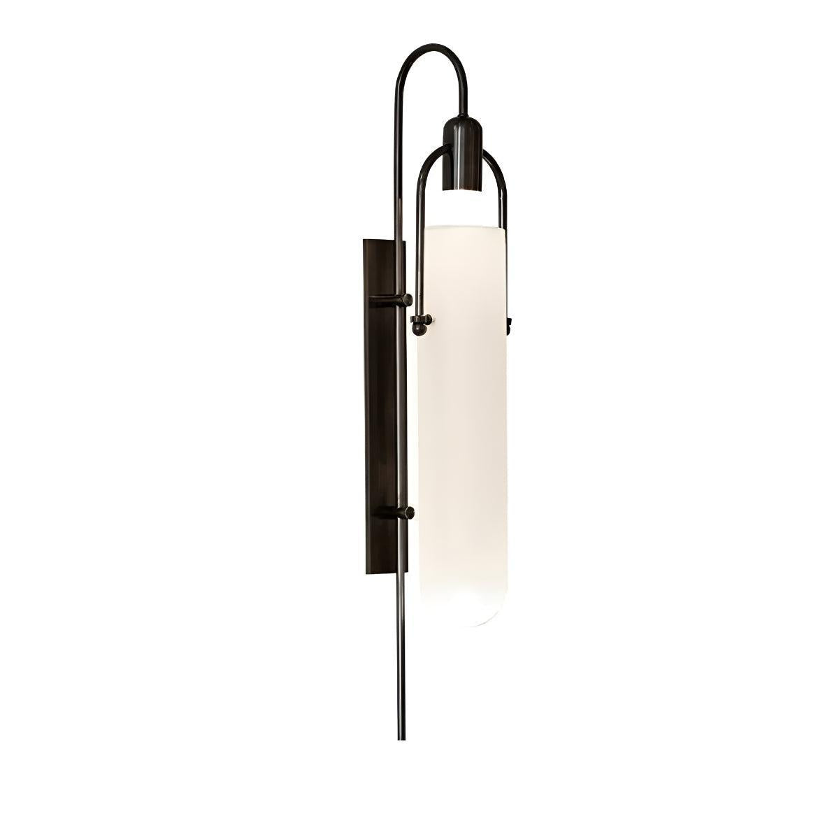 Modern Wall Sconce Light With Frosted Glass Shade Lighting