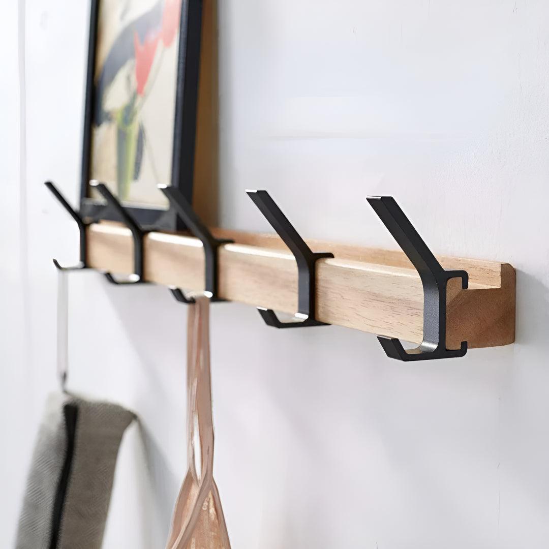 Nordic Coat Rack Wall Organizer With Multiple Hooks