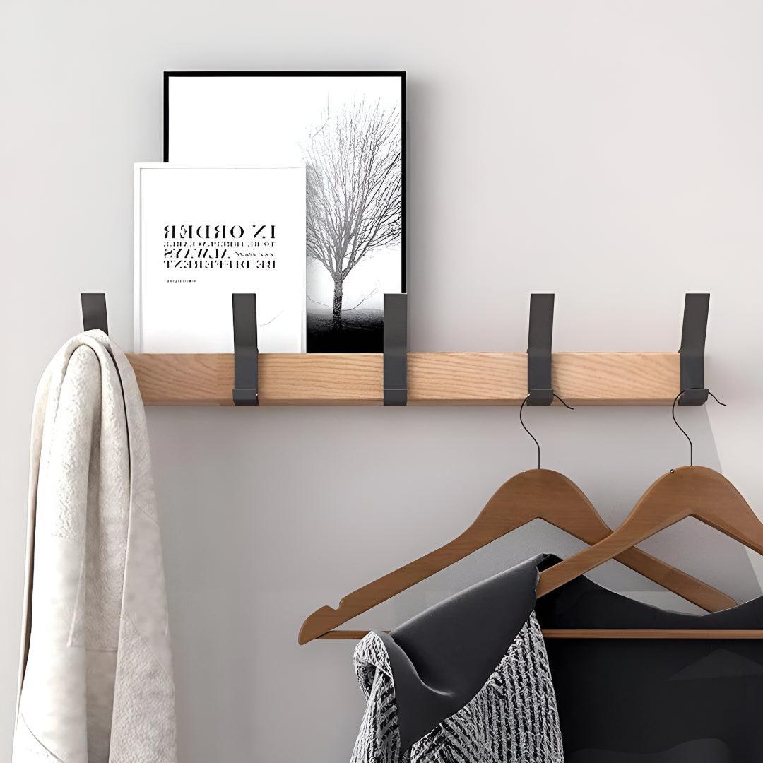 Nordic Coat Rack Wall Organizer With Multiple Hooks
