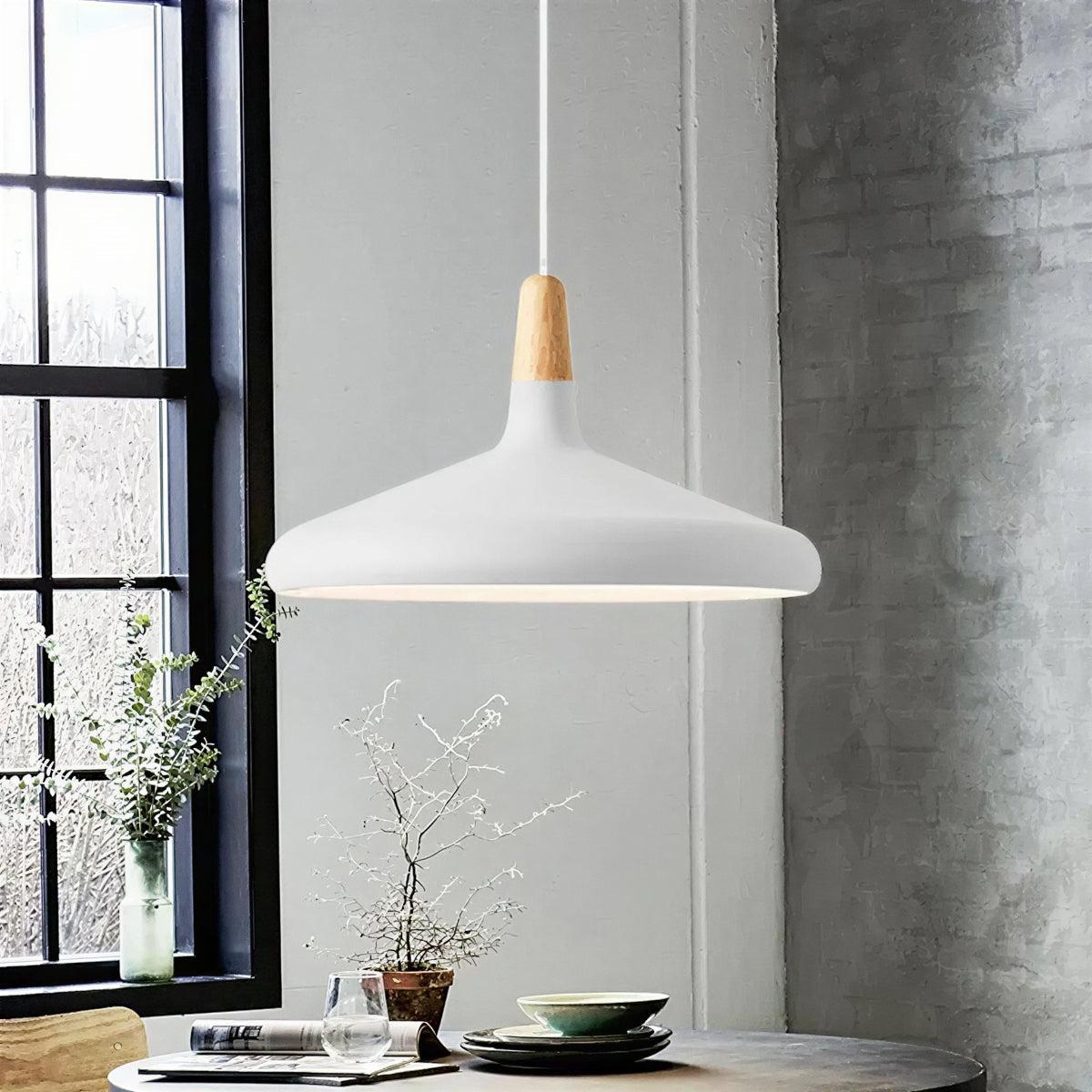 Nordic Creative Wooden Pendant Light for Dining Room and Kitchen