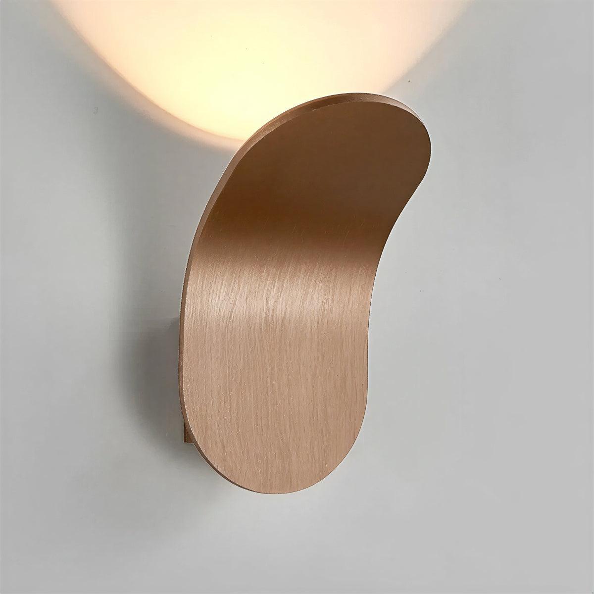 Nordic Modern Minimalist Curved Wall Sconce Lighting for Home Decor