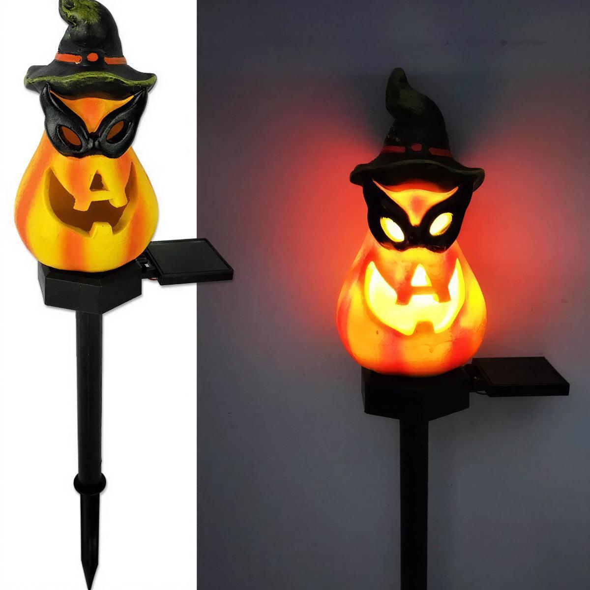 Outdoor Halloween Pumpkin Decorations Solar Pathway Lights