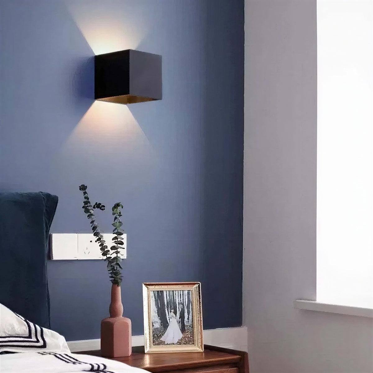 Outdoor Square Wall Light With Modern Sconce Fixture Style