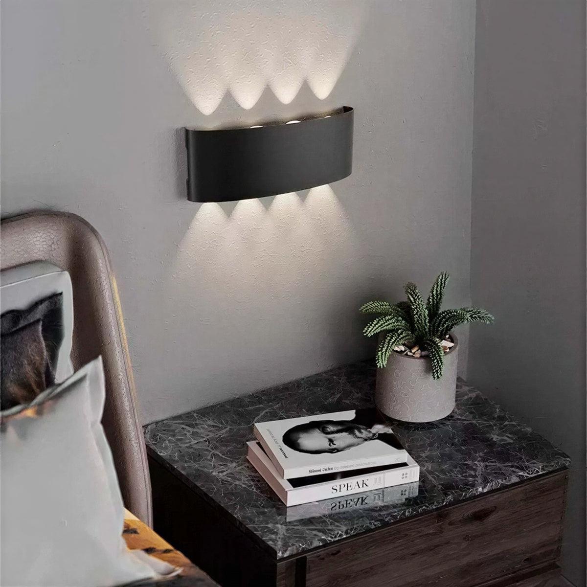 Outdoor Wall Light Sconce With Curve Style