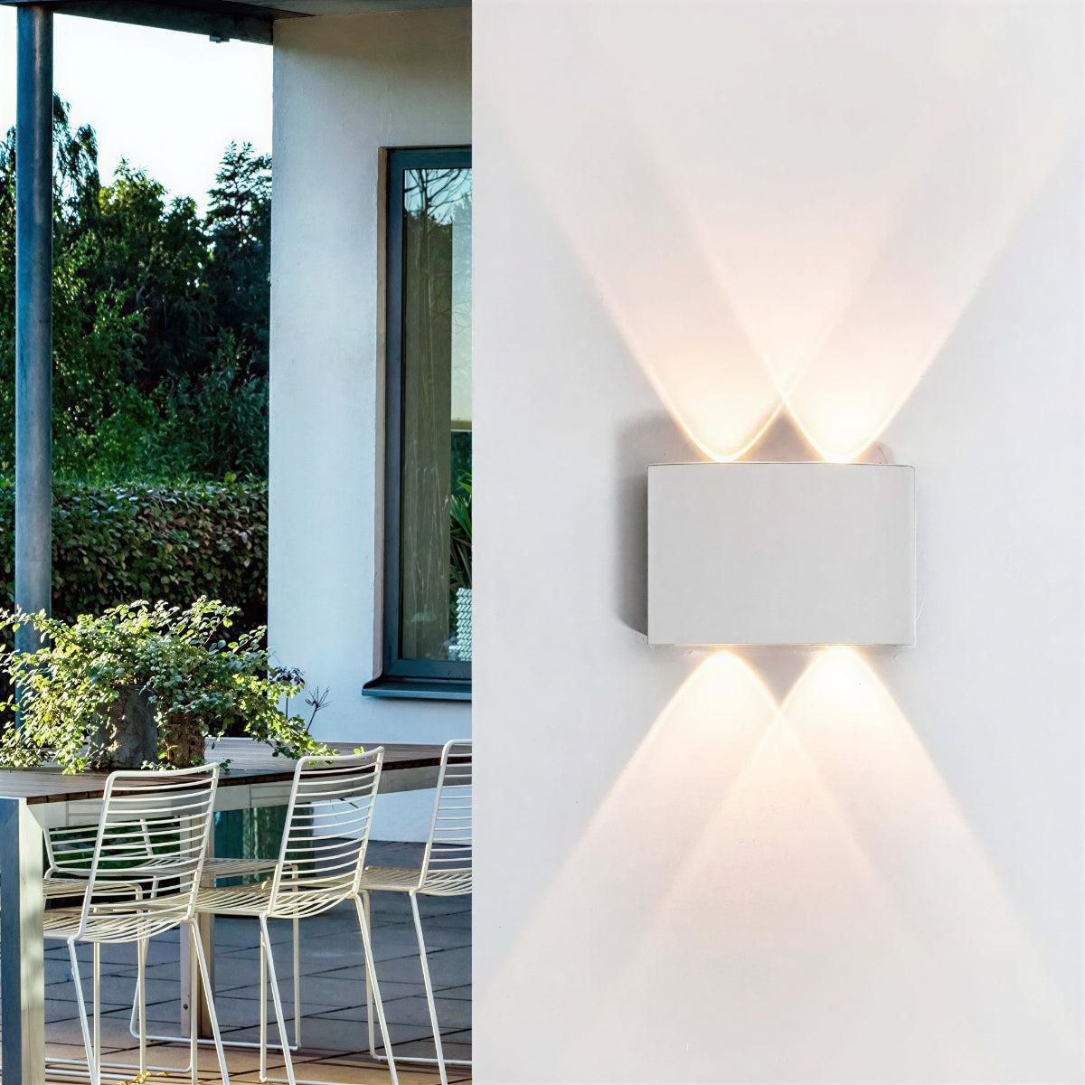 Outdoor Wall Light Sconce With Curve Style