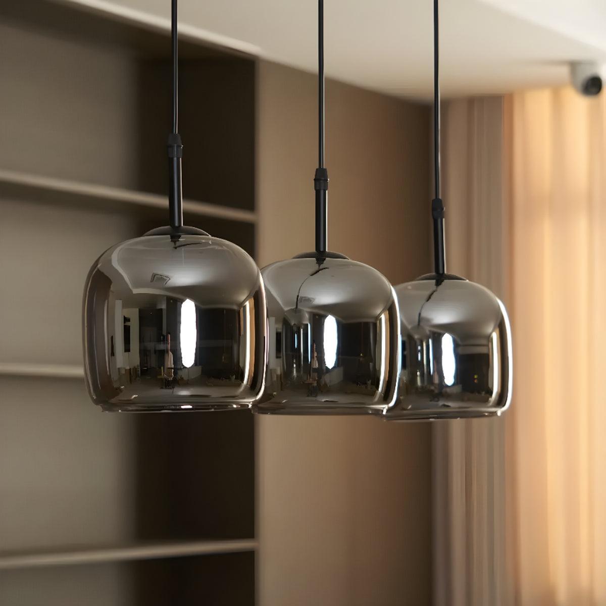 Pendant Light for Kitchen Island With Modern Artistic Black Shade