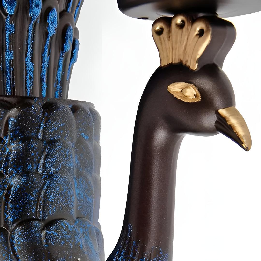 Retro Decorative Peacock Outdoor Wall Light for House