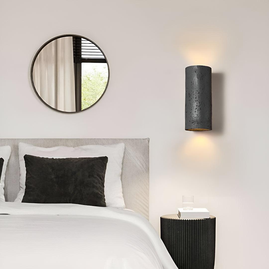 Rustic Metal Wall Sconce Light With Up Down LED for Indoors or Outdoors