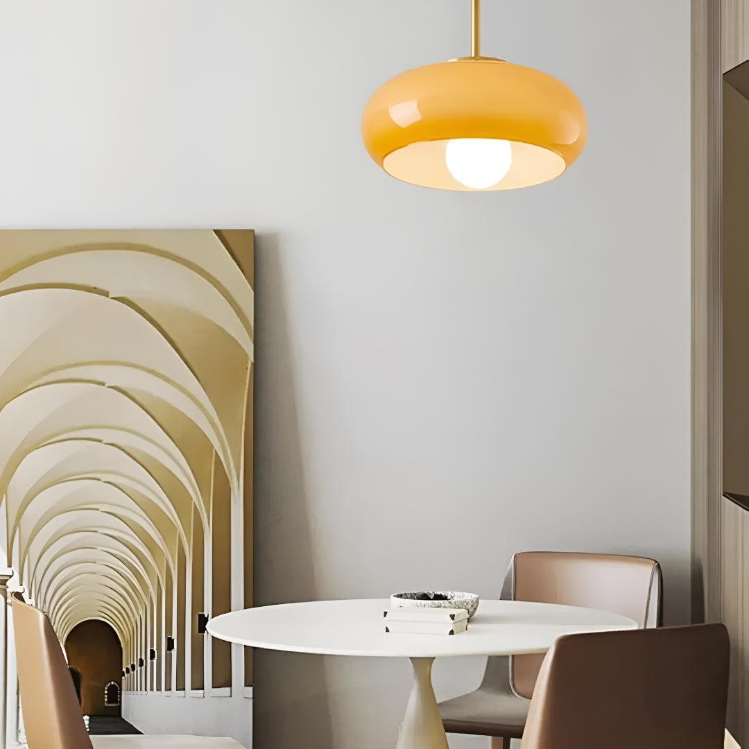 Semi Flush Ceiling Lights for Home With Modern Glossy Glass Design